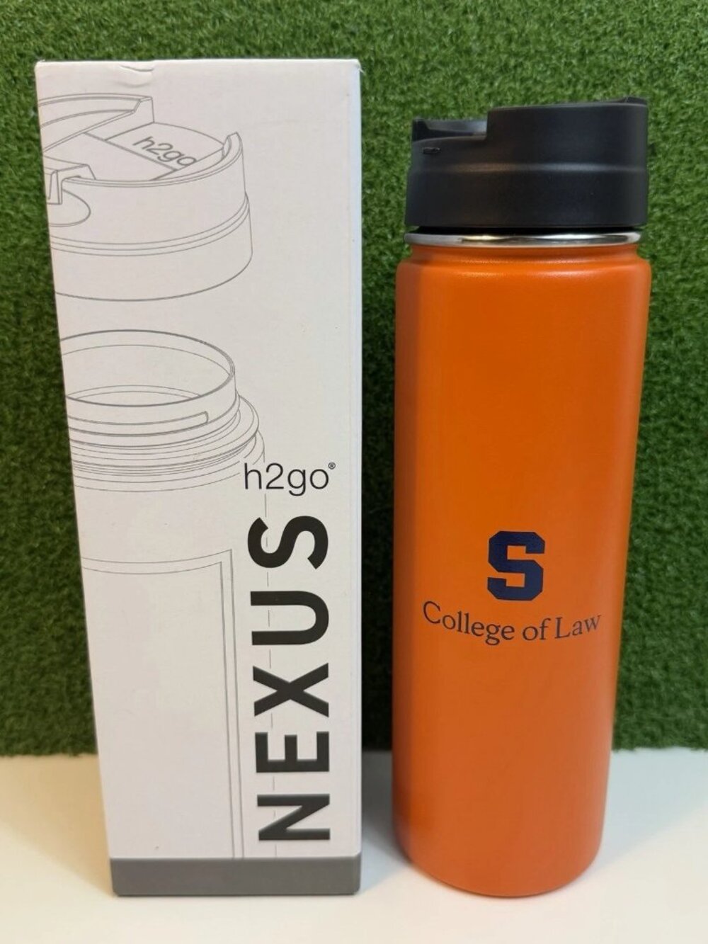 H2GO Nexus Tumbler 20 Oz Stainless Steel - Syracuse University College of Law